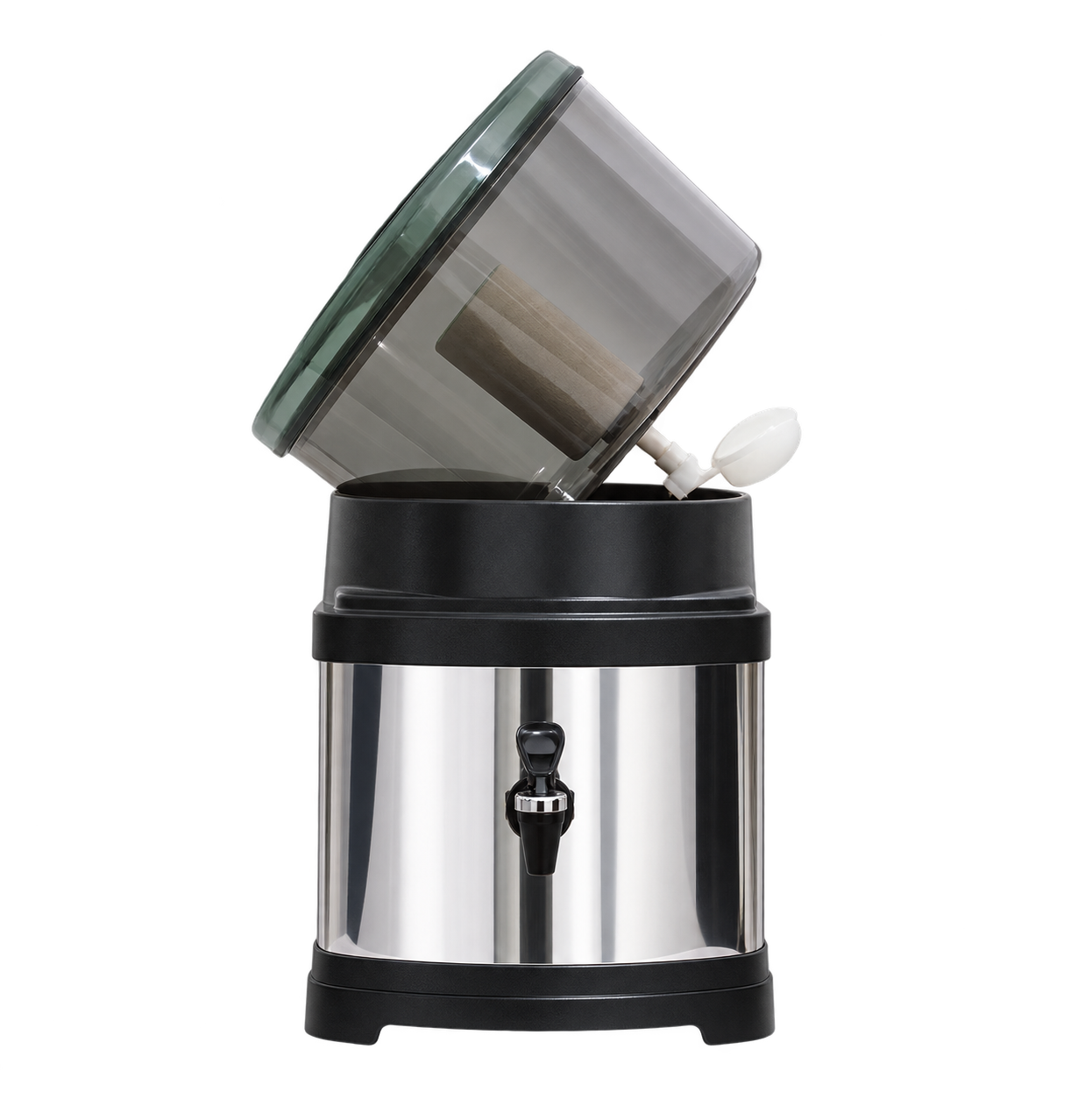 Filtro Pardini Acqua c/cuba de argila e bóia - 9 lts. - Acrílico/Inox